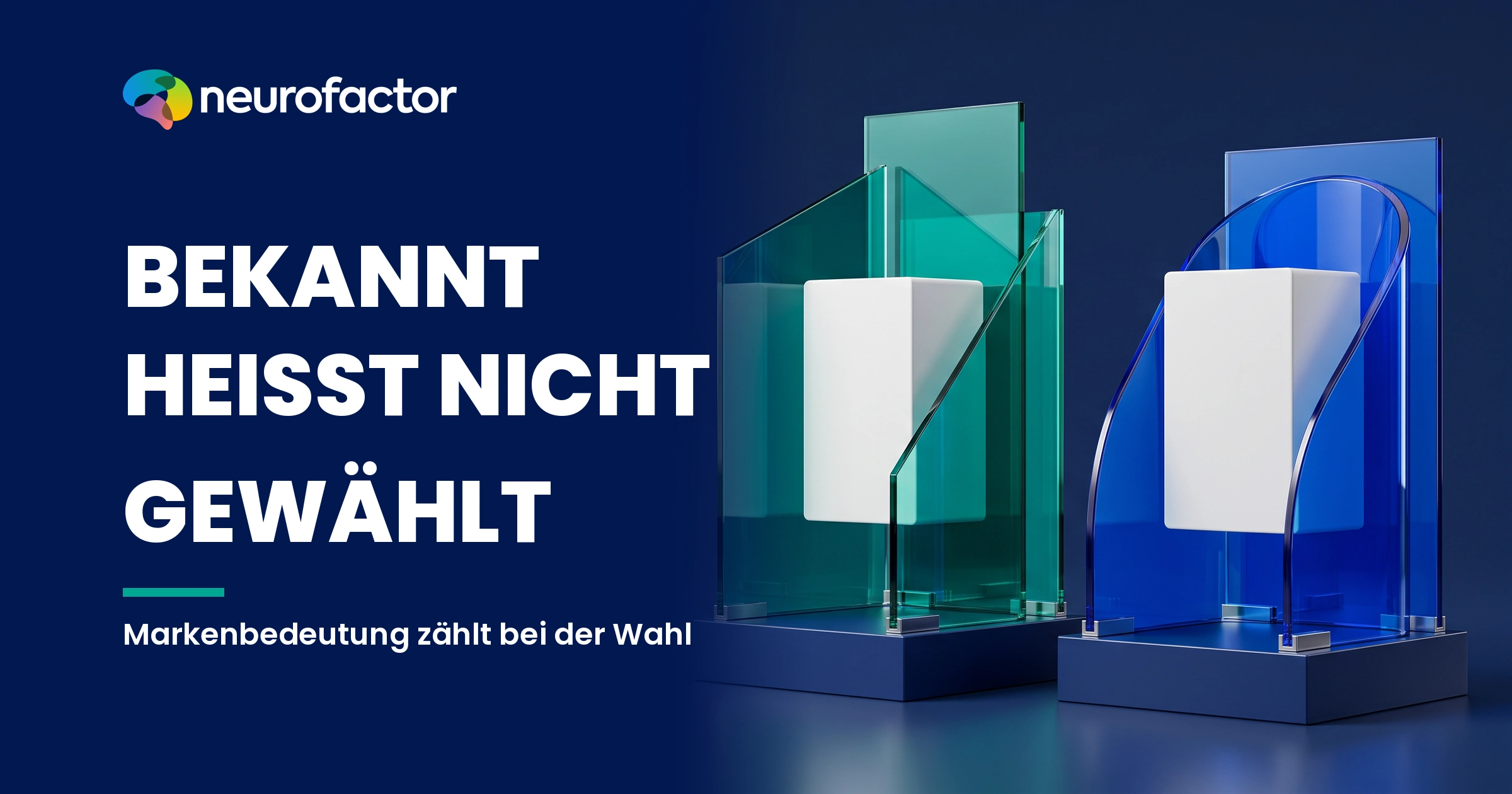 Neurofactor-Infografik zu Assoziationen im Marketing: wie Markenbedeutung Entscheidungen prägt: Assoziationen und Entscheidungslogik.