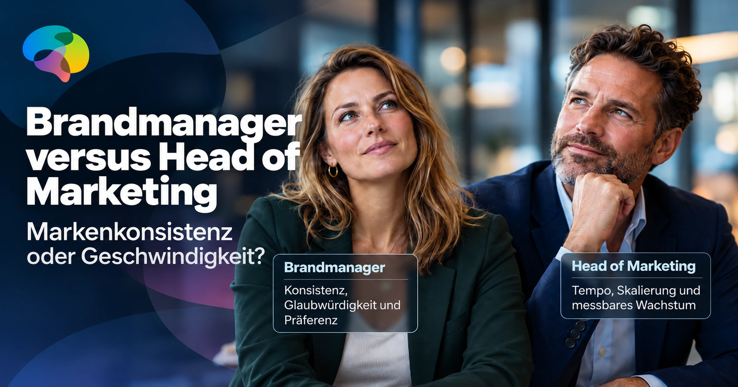 Brandmanager und Head of Marketing als zwei unterschiedliche Käuferrollen im Marketing.